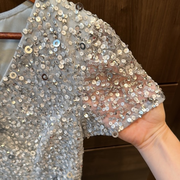 NWT Adrianna Papell Embellished Sheath Dress Size 10 - Picture 6 of 11